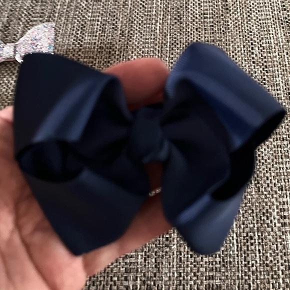 5 Hair bows Hairband girls glitter sparkle - Picture 9 of 10